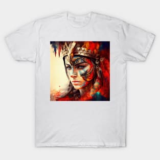 Powerful Warrior Woman #3 T-Shirt